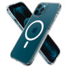 Spigen iPhone 12 / iPhone 12 Pro Ultra Hybrid Mag Σκληρή Θήκη με Πλαίσιο Σιλικόνης Και MagSafe - White / Διάφανη