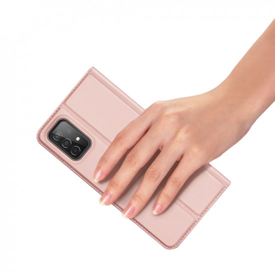 Dux Ducis Samsung Galaxy A72 / A72 5G Flip Stand Case Θήκη Βιβλίο - Pink