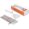KW LED Folding Desk Lamp Επαναφορτιζόμενο Αναδιπλούμενο Μεταλλικό Φωτιστικό με καλώδιο Micro USB - Silver - 40590.35