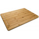 Navaris Natural Bamboo Wooden Chopping Board Ξύλινη Επιφάνεια Κοπής - 45 x 34 x 1.8 cm - Light Brown - 51502.01