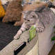 Navaris Cat Scratch Armrest Organiser Προστατευτικό Καναπέ από Γρατζουνιές Γάτας - 130 x 45 cm - Light Brown - White - 48412.24.02