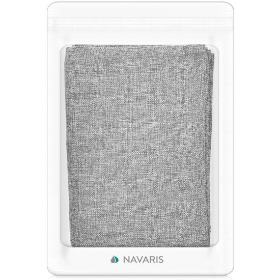 Navaris Cat Scratch Mats Sofa Shield Σετ με 2 Προστατευτικά Καναπέ από Γρατζουνιές Γάτας - 130 x 45 cm - Light Grey / White - 46354.25.02