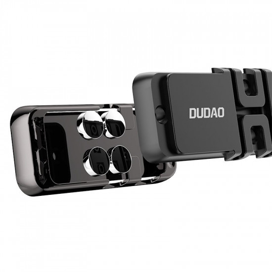 Dudao F11s Universal Μαγνητική Βάση Αυτοκινήτου με Clip για Καλώδιο - Black