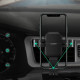 Ugreen Universal Gravity Βάση Αυτοκινήτου Αεραγωγού με Ασύρματη Φόρτιση Qi Charge 10W - Black