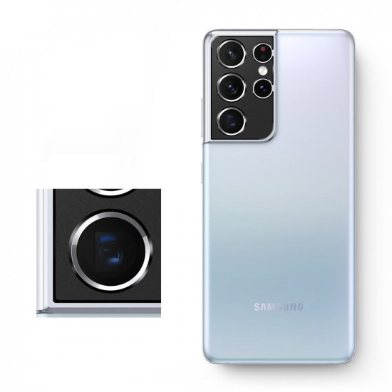 Ringke Samsung Galaxy S21 Ultra Camera Styling Μεταλλικό Προστατευτικό για την Κάμερα - Black