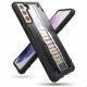 Ringke Samsung Galaxy S21 Plus Fusion X Σκληρή Θήκη με Πλαίσιο Σιλικόνης - Design Routine - Black - Διάφανη