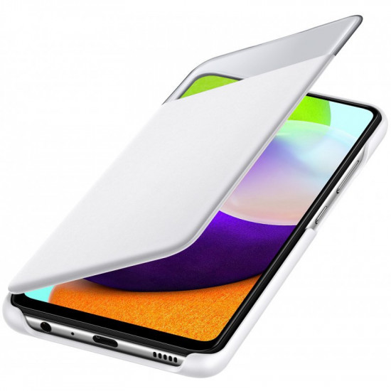 Samsung S-View Samsung Galaxy A52 / A52 5G / A52s 5G Θήκη Βιβλίο - White - EF-EA525PWEGEE