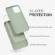 KW iPhone 12 / iPhone 12 Pro Θήκη Σιλικόνης Rubber TPU - Grey Green - 52641.172