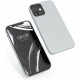 KW iPhone 12 / iPhone 12 Pro Θήκη Σιλικόνης Rubber TPU - Light Grey Matt - 52641.70