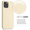 KW iPhone 12 Pro Max Θήκη Σιλικόνης Rubberized TPU - Buttercream - 52714.210