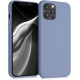 KW iPhone 12 Pro Max Θήκη Σιλικόνης Rubberized TPU - Light Blue Matt - 52714.58