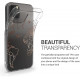 KW iPhone 12 Pro Max Θήκη Σιλικόνης TPU Design Travel Aeroplane - Rose Gold / Διάφανη - 53037.05