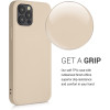 KW iPhone 12 / iPhone 12 Pro Θήκη Σιλικόνης Rubberized TPU - Mother of Pearl - 53844.154