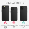 KW iPhone 12 / iPhone 12 Pro Θήκη Σιλικόνης Rubberized TPU - Mother of Pearl - 53844.154