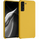 KW Samsung Galaxy S21 Plus Θήκη Σιλικόνης Rubber TPU - Honey Yellow - 54066.143