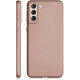 KW Samsung Galaxy S21 Plus Θήκη Σιλικόνης - Metallic Rose Gold - 54067.31