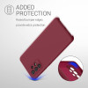 KW Samsung Galaxy A52 / A52 5G / A52s 5G Θήκη Σιλικόνης Rubber TPU - Rhubarb Red - 54347.209
