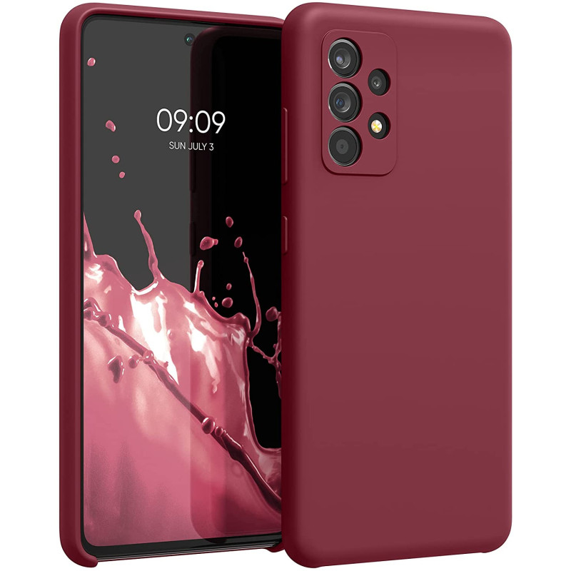 KW Samsung Galaxy A52 / A52 5G / A52s 5G Θήκη Σιλικόνης Rubber TPU - Rhubarb Red - 54347.209