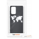 KW Samsung Galaxy A52 / A52 5G / A52s 5G Θήκη Σιλικόνης Design Travel - Black / White - 54352.02