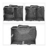 Relaxdays Baby Diaper Bag - Τσάντα Μεταφοράς και Αποθήκευσης για Πάνες από Τσόχα - Dark Grey - 4052025902025
