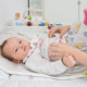 Relaxdays Baby Diaper Bag - Τσάντα Μεταφοράς και Αποθήκευσης για Πάνες από Τσόχα - Dark Grey - 4052025902025