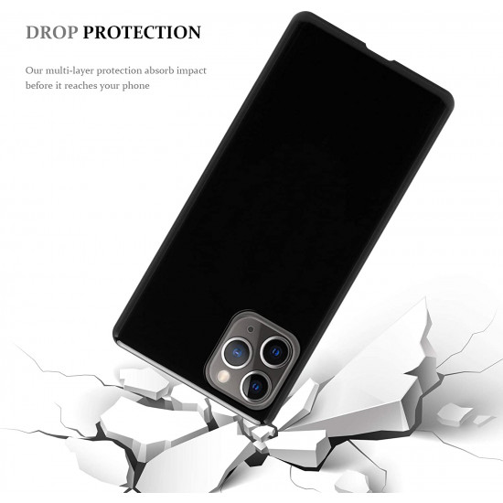 Cadorabo iPhone 12 Pro Max Λεπτή Θήκη Σιλικόνης - Black