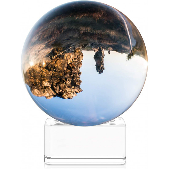 Navaris Glass Photo Ball Κρυστάλλινη Σφαίρα - 60mm - Clear - 42862