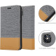 Cadorabo iPhone 12 Pro Max Θήκη Βιβλίο Stand - Light Grey - Brown