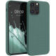 KW iPhone 12 Pro Max Θήκη Σιλικόνης Rubber TPU - Blue Green - 52644.171