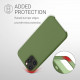 KW iPhone 12 Pro Max Θήκη Σιλικόνης Rubber TPU - Pesto Green - 52644.179