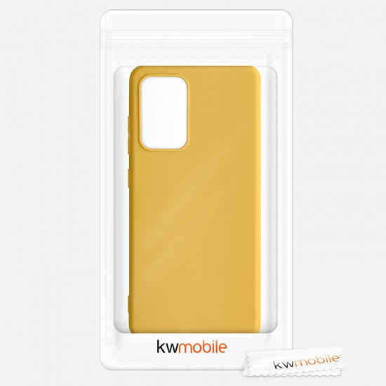 KW Samsung Galaxy A52 / A52 5G / A52s 5G Θήκη Σιλικόνης TPU - Honey Yellow - 54346.143