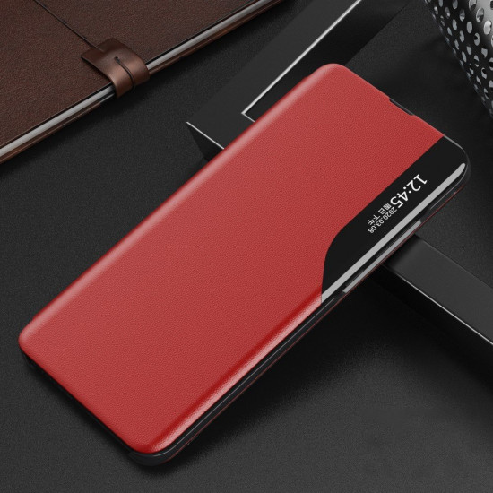 Erbord Xiaomi Redmi Note 10 / Note 10s / Poco M5s Θήκη Βιβλίο - Red