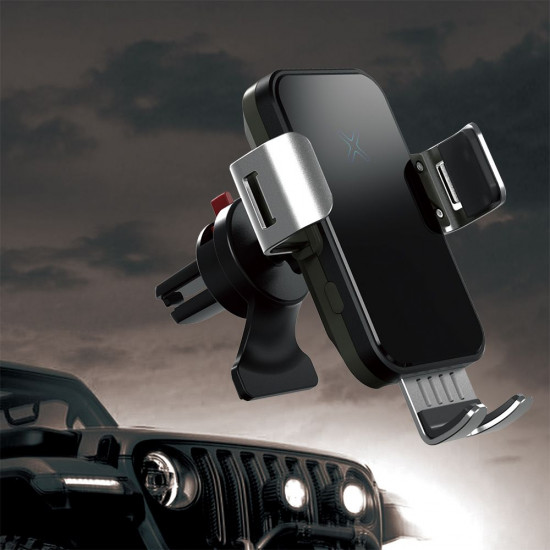 Tech-Protect R3 Universal Βάση Αυτοκινήτου με Ασύρματη Φόρτιση - Black