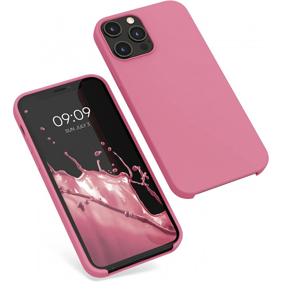 KW iPhone 12 Pro Max Θήκη Σιλικόνης Rubber TPU - Bubblegum Pink - 52644.212