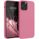 KW iPhone 12 Pro Max Θήκη Σιλικόνης Rubber TPU - Bubblegum Pink - 52644.212