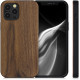 KW iPhone 12 Pro Max Θήκη από Φυσικό Ξύλο - Dark Brown - 54723.18