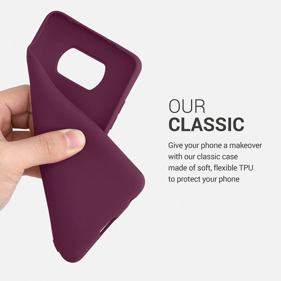 KW Xiaomi Poco X3 NFC Θήκη Σιλικόνης TPU - Bordeaux Purple - 53482.187
