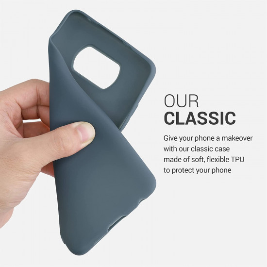 KW Xiaomi Poco X3 NFC Θήκη Σιλικόνης TPU - Slate Grey - 53482.202
