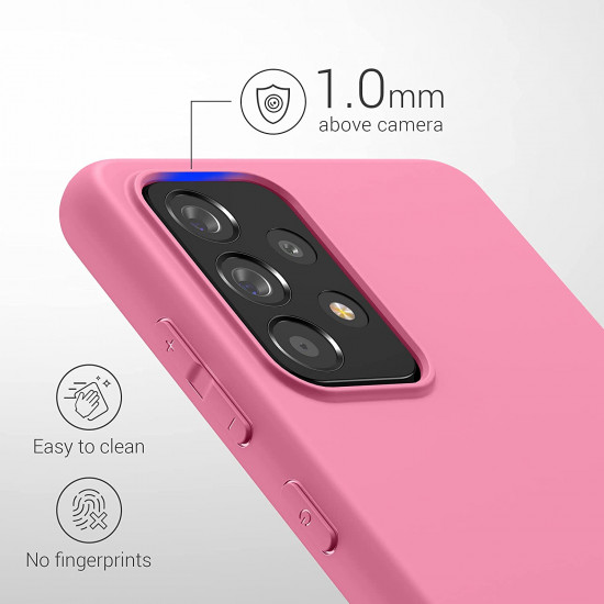 KW Samsung Galaxy A52 / A52 5G / A52s 5G Θήκη Σιλικόνης TPU - Bubblegum Pink - 54346.212