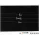 Navaris Μαγνητικός Πίνακας Ανακοινώσεων - 40 x 60 cm - Live / Laugh / Love - Black / White - 45365.13