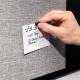 Navaris Combo Board with Chalk and Fabric Boards - Διπλός Πίνακας Ανακοινώσεων με Μαγνητικό Μαυροπίνακα και Πίνακα από Ύφασμα - Black / Beige - 51755.6.11