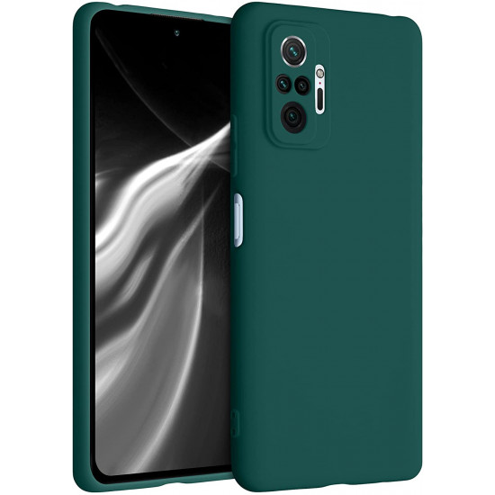 KW Xiaomi Redmi Note 10 Pro Θήκη Σιλικόνης TPU - Turquoise Green - 54551.184