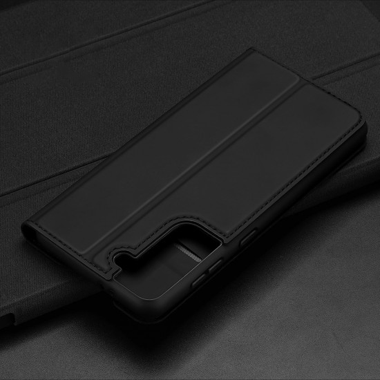 Dux Ducis Samsung Galaxy S21 Ultra Flip Stand Case Θήκη Βιβλίο - Black