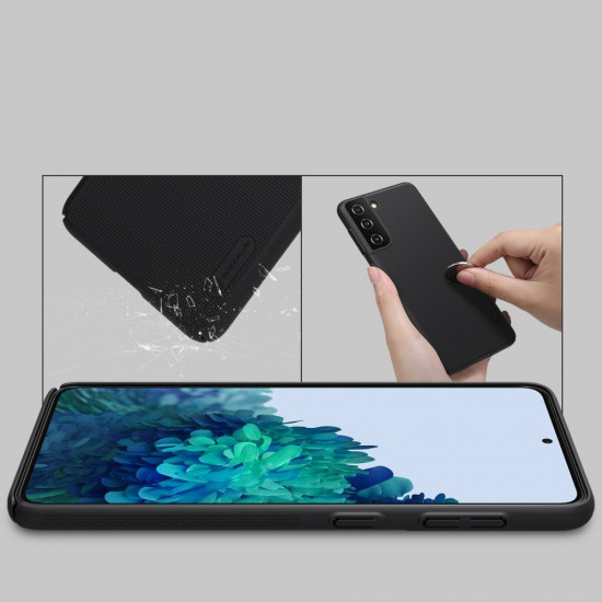Nillkin Samsung Galaxy S21 Super Frosted Shield Rugged Σκληρή Θήκη - Black