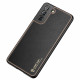 Dux Ducis Samsung Galaxy S21 Plus Yolo Elegant Series Θήκη με Επένδυση Συνθετικού Δέρματος - Black
