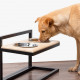 Navaris Dog Bowl Feeding Stand - Ανυψωμένα Μπολ Φαγητού σε Σταντ για Κατοικίδια - 450 ml - Black - 51387.1.02