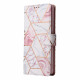 Tech-Protect iPhone 11 Θήκη Πορτοφόλι Stand από Δερματίνη - Marble Pink