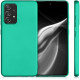 KW Samsung Galaxy A52 / A52 5G / A52s 5G Θήκη Σιλικόνης TPU - Metallic Turquoise - 54351.128