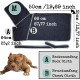 HOMELEVEL Μπουρνούζι Σκύλου - Medium - Anthracite / Gray - 54844.73.2