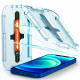 Spigen iPhone 12 / iPhone 12 Pro Glas.TR EZ Fit 0.2mm 2.5D 9H Tempered Glass Αντιχαρακτικό Γυαλί Οθόνης - 2 Τεμάχια - Clear - AGL01801